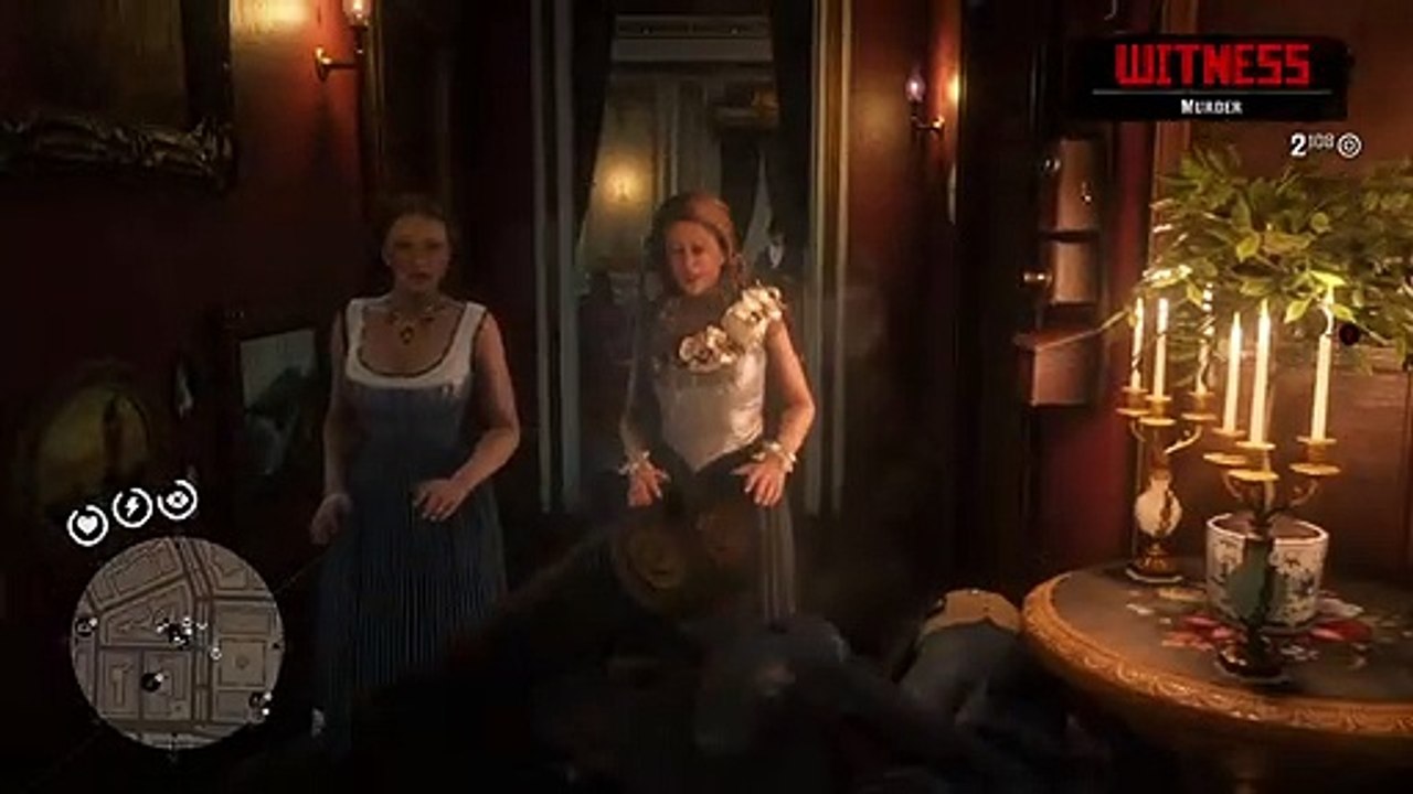 Saint Denis Saloon, 25 Kills, ~90'', Double Barrel Only