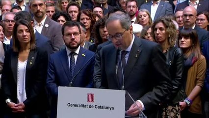 El Tribunal Constitucional suspende la acción exterior de Torra