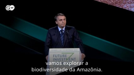 "A Amazônia tem um mundo de oportunidades", diz Bolsonaro