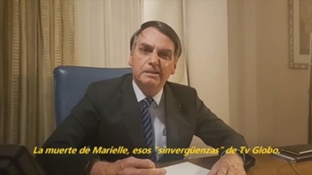 Jair Bolsonaro niega vínculos con asesinato de concejala Marielle Franco