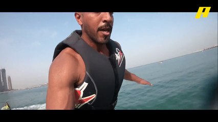 مغامرة السعودي أحمد باتيس على شواطئ دبي في عيش الدور