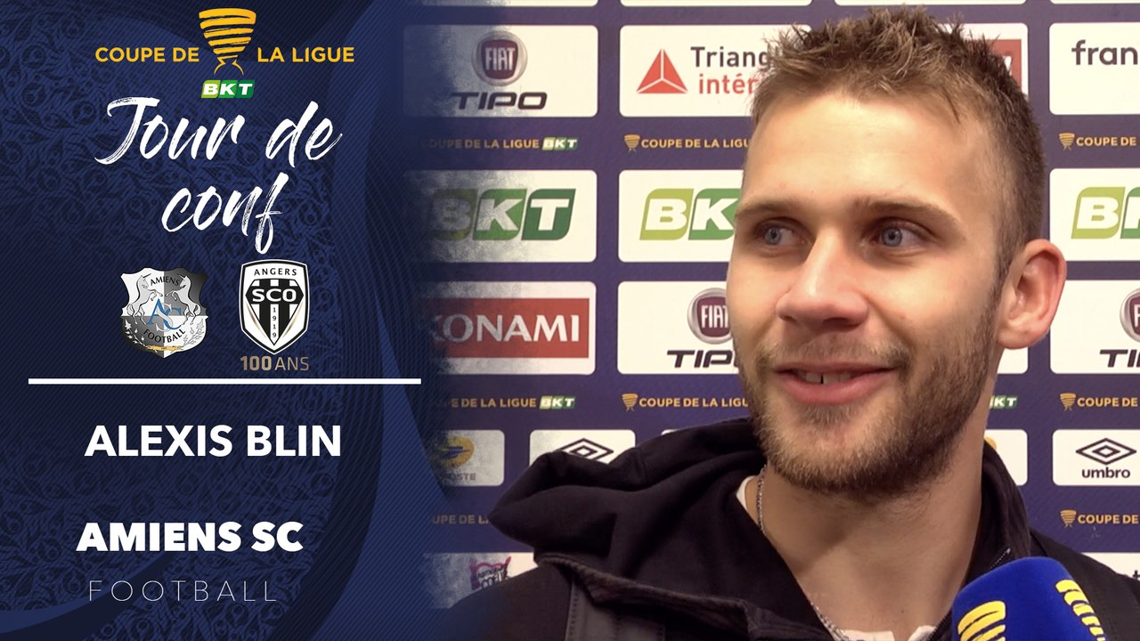 Après le match  Amiens SC - Angers SCO - Alexis Blin