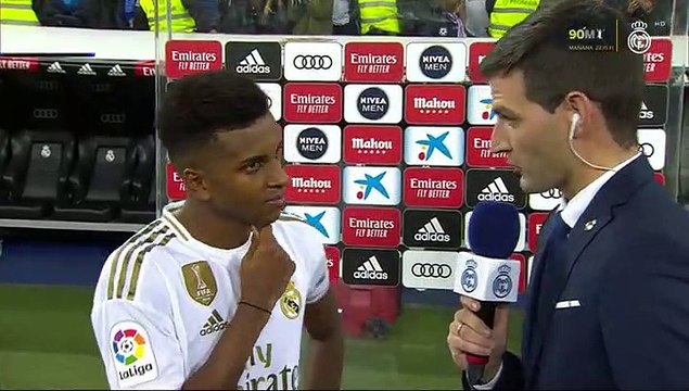Rodrygo Goes: No esperaba hacer gol tan rápido en mi primer partido como titular con el Real Madrid