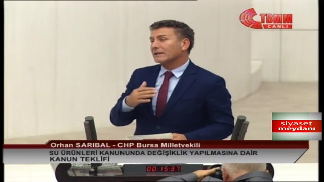 CHP BURSA MİLLETVEKİLİ ORHAN SARIBAL MECLİS KONUŞMASI-SU ÜRÜNLERİNDE KANUNUNDA DEĞİŞİKLİK YAPILMASINA DAİR KANUN TEKLİFİ-30 EKİM 2019