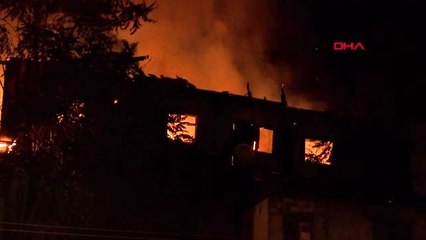 Ankara'da gecekondu yangını