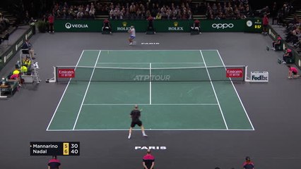 TENNIS: Paris Masters: Nadal bt Mannarino (7-5 6-4)