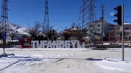 Tufanbeyli'de kar yağışı hayatı olumsuz etkiliyor - ADANA