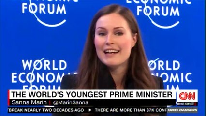The World's youngest Prime Minister. #FareedZakaria #News @MarinSanna #Finland #FinishPrimeMinister