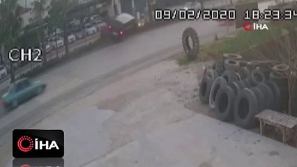 AK Partili Özhaseki, Türel ve Yılmaz'ın yaralandığı kaza anı kamerada