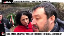 Giorno del ricordo, Matteo Salvini: 