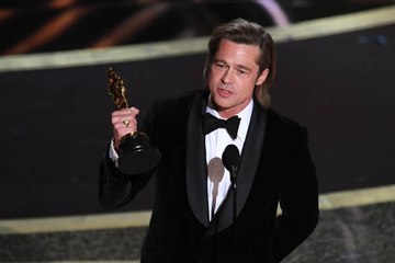 Brad Pitt gana su primer Oscar como actor