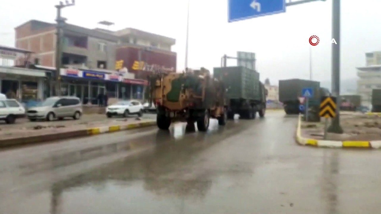 Türkiye'den Suriye Sınırına Askeri Sevkiyat