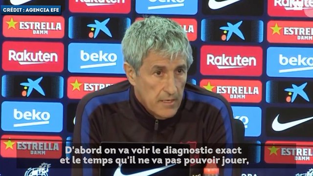 Barça : Quique Setién dévasté pour Dembélé