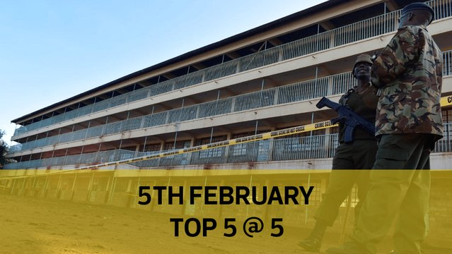 Top 5 @ 5: Kutuny child support drama, celebrity elephant dies, Pupil chokes on mandazi