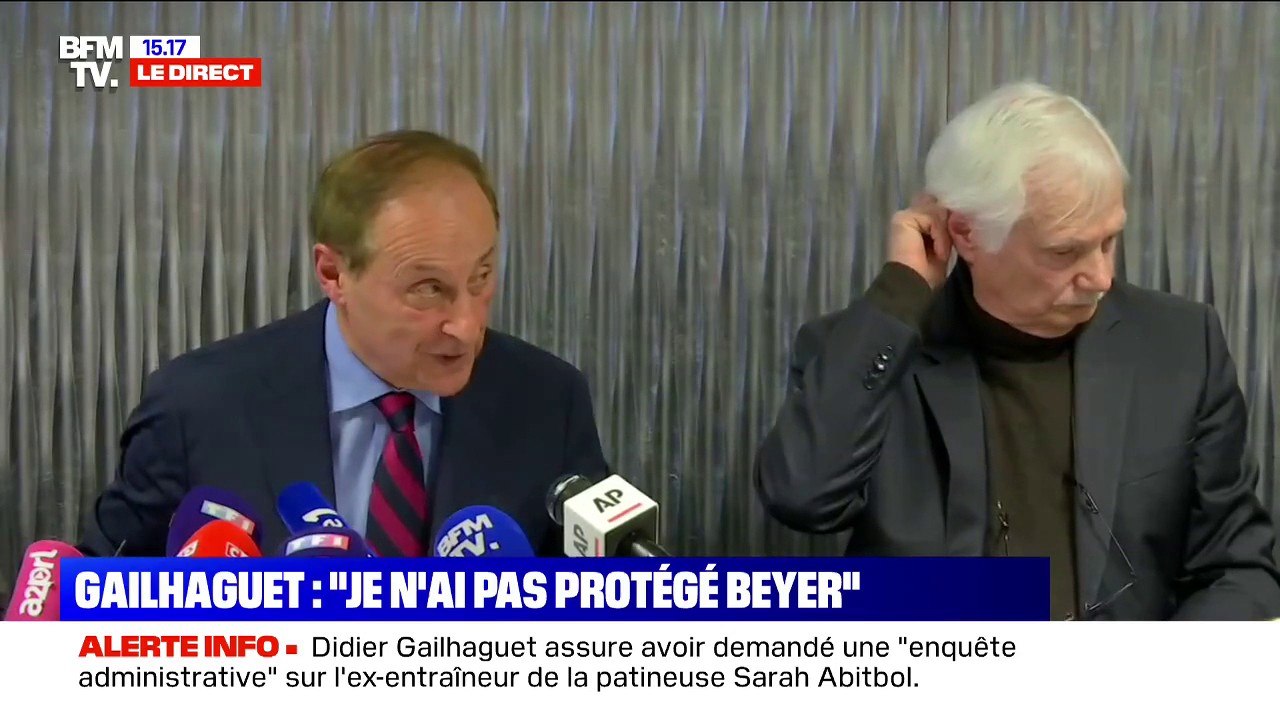 Denis Gailhaguet: "Je n'ai absolument pas protégé Gilles Beyer"
