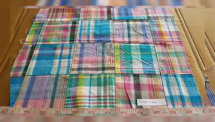 Patchwork Madras fabric collection 2020