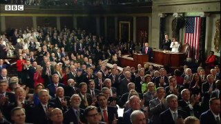 Venezuela's Juan Guaidó cheered at US Congress speech