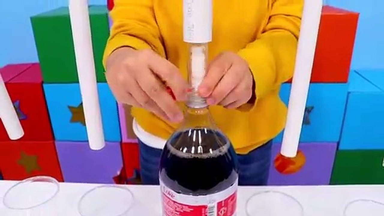 Soda Dispenser DIY with Diet Coke and Mentos Experiment!!! video Dailymotion