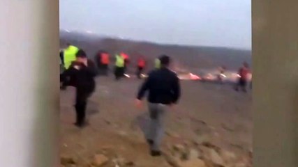 Parçalanan Pegasus uçağından yeni görüntüler