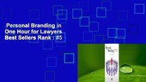 Personal Branding in One Hour for Lawyers  Best Sellers Rank : #5