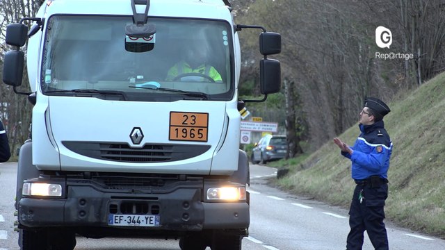 Reportage - Stop à la circulation des poids lourds à Saint-Georges-de-Commiers !