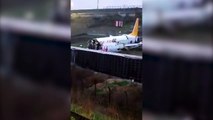 Un avión se parte en tres al aterrizar en el aeropuerto de Estambul