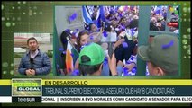 Informa TSE boliviano que hay ocho candidaturas a la presidencia