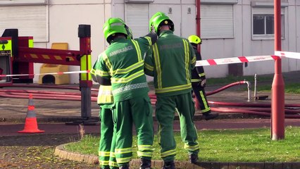 Emergency Services Flood A High Rise In Middlesbrough
