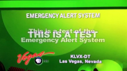 Vegas PBS Emergency Alert System Test