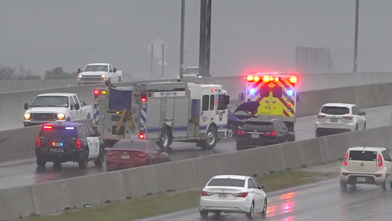 Slippery road conditions lead to multiple crashes