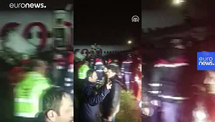 Sabiha Gökçen Havaalanı'nda parçalara ayrılan uçağa ait son görüntüler