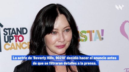 La actriz Shannen Doherty revela que tiene cáncer en etapa 4