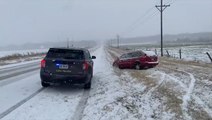 Winter storm covers highways in Missouri