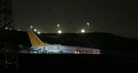 Görgü tanığı, Pegasus Hava Yolları'na ait uçağın düşme anını anlattı