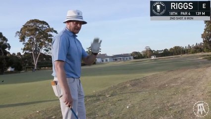 Riggs vs Kingston Heath, 18th Hole (Australia)