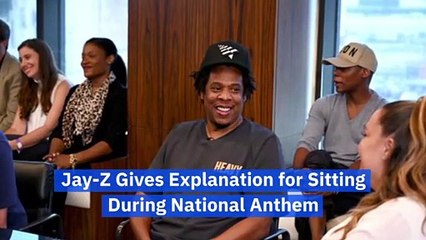 Jay-Z Gives Explanation for Sitting During National Anthem