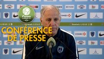 Conférence de presse Paris FC - AC Ajaccio (2-3) : René GIRARD (PFC) - Olivier PANTALONI (ACA) - 2019/2020