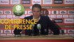 Conférence de presse RC Lens - ESTAC Troyes (1-0) : Philippe  MONTANIER (RCL) - Laurent BATLLES (ESTAC) - 2019/2020