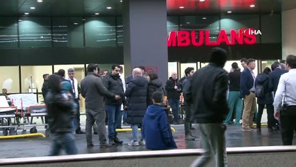 Sabiha Gökçen’de pistten çıkan uçakta yaralananlar hastaneye getirildi