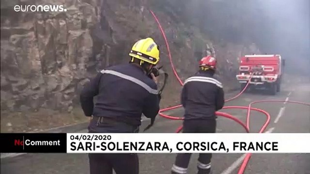 Лесные пожары на Корсике
