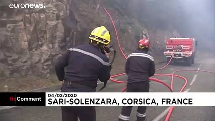 Лесные пожары на Корсике