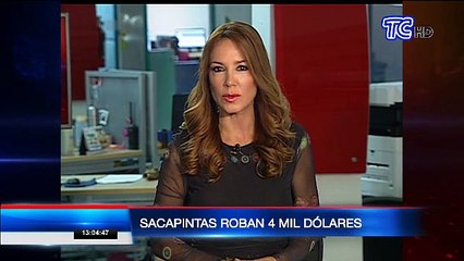Cinco sacapintas le robaron 4 mil dólares al dueño de un taller al sur de Quito