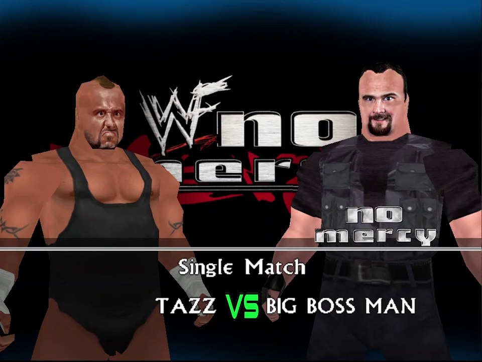 WWF No Mercy 2.0 Mod Matches Tazz vs Big Bossman