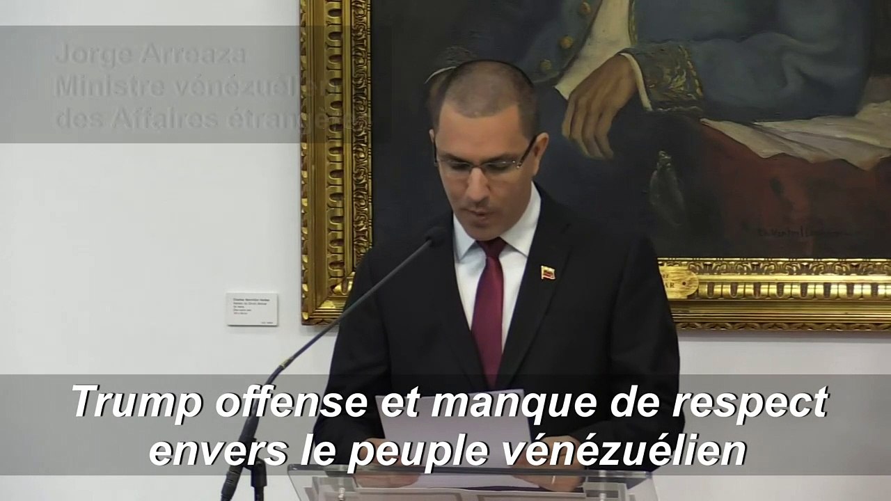 Le gouvernement du Venezuela accuse Donald Trump de 'violentes menaces'