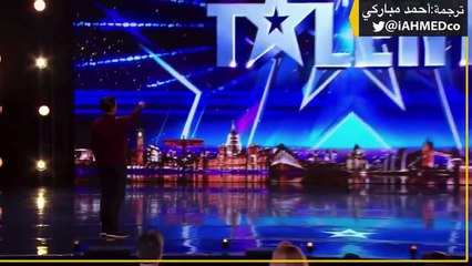 مترجم - هذا المتسابق ابكى و اذهل لجنة التحكيم وحصل على أول باز ذهبي2018برنامج المواهب البريطانية