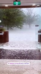 Supercell Causes Huge Hailstorm in Canberra