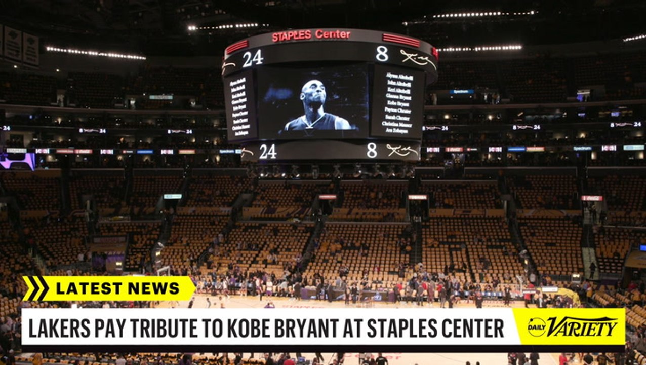 Lakers Pay Tribute to Kobe Bryant at Staples Center