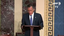 Republicano Mitt Romney votará para condenar Trump