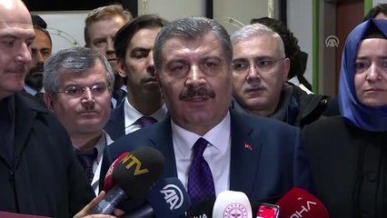 Bakan Koca: "(Pistten çıkan uçak) Şu ana kadar 157 yaralı hastanelere sevk edildi.