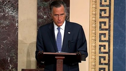 Romney Votes To Remove Trump From Office